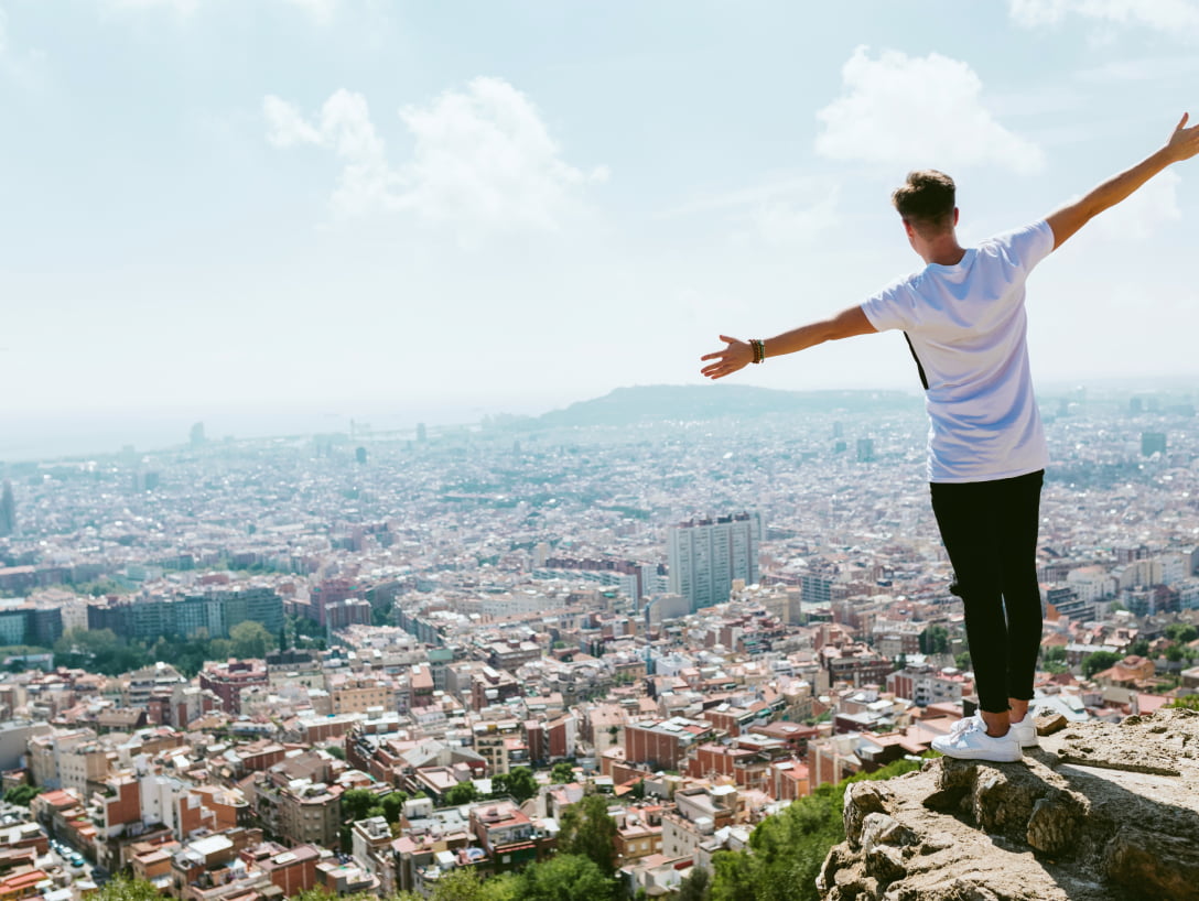 Skyline over Barcelona