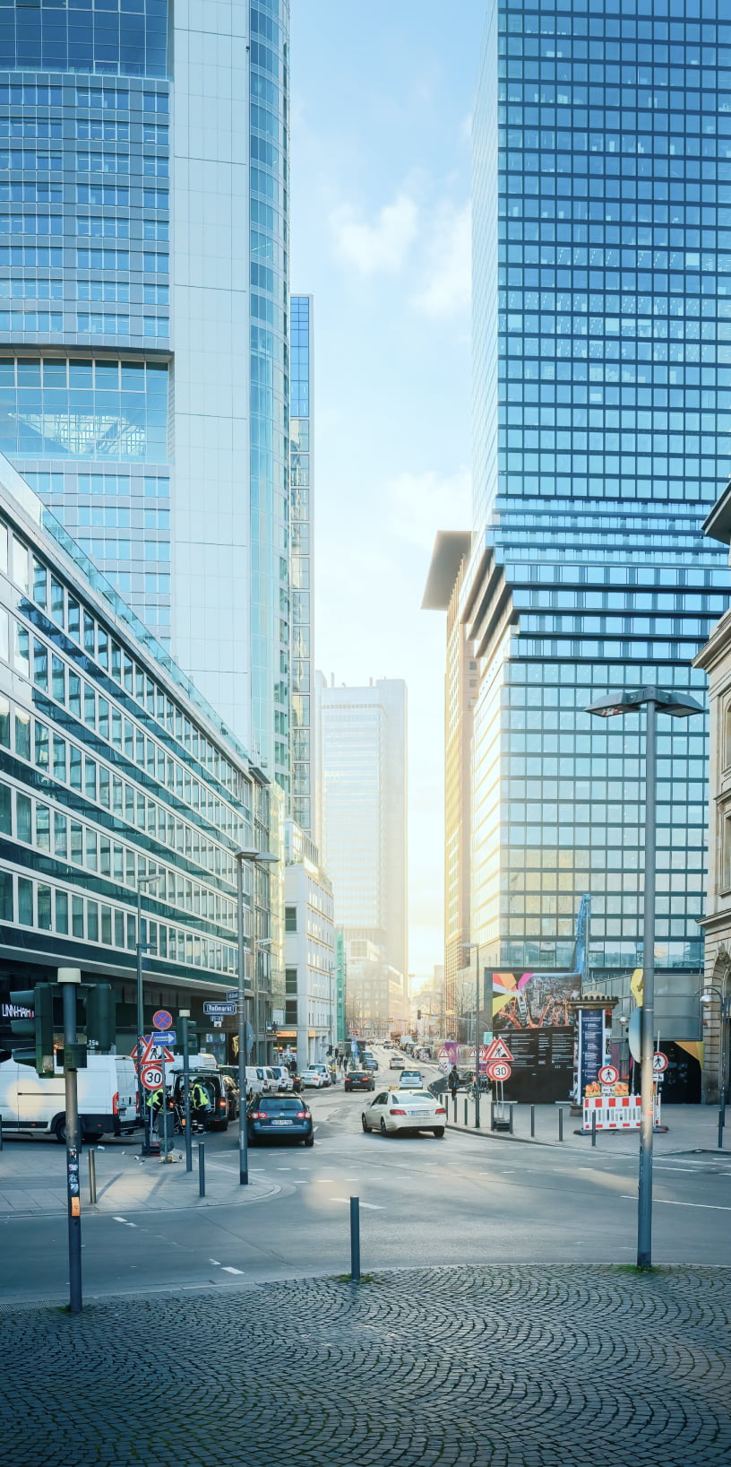 Business neighbourhood in Frankfurt