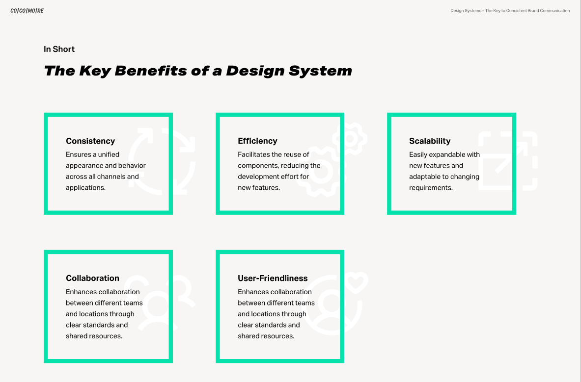 The Key Benefits of a Design System